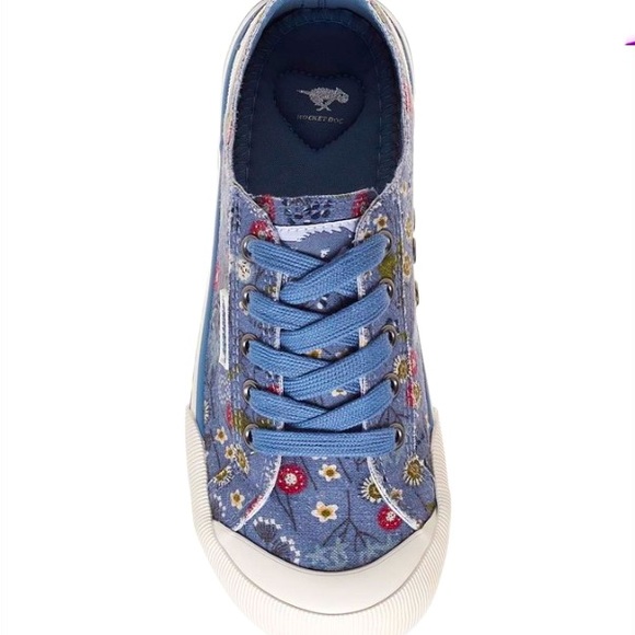 NEW ROCKET DOG Blue & Pink Jumpin’ Bexley Sneaker - Women - Picture 4 of 5